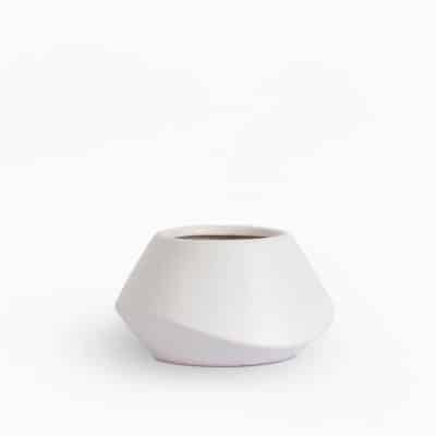 עציץ ליסבון לבן S